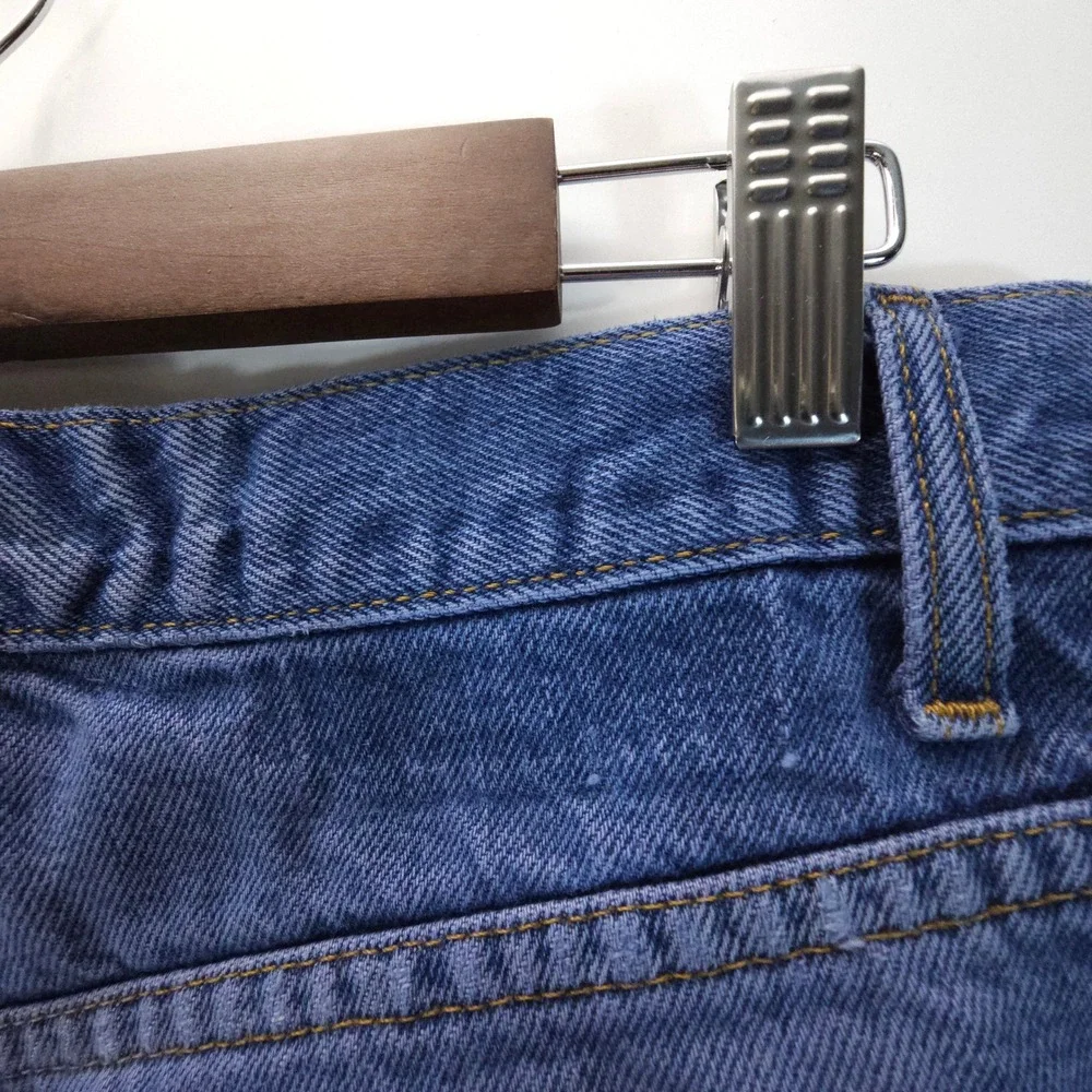 Levi's 517 Mens 33x29 Blue Y2K Bootcut‎ Jeans Faded Distressed Streetwear Denim